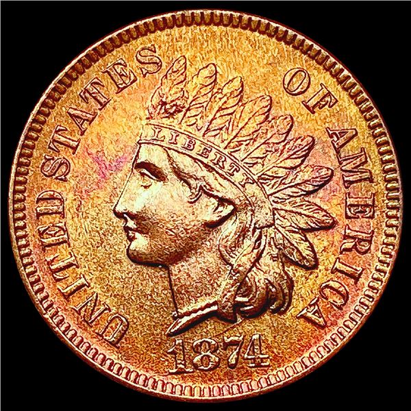 1874 Indian Head Cent UNCIRCULATED