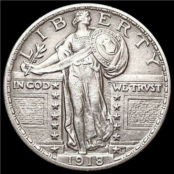 1918 FH Standing Liberty Quarter UNCIRCULATED