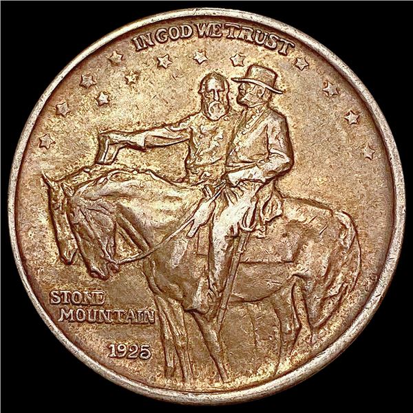 1925 Stone Mountain Half Dollar NEARLY UNCIRCULATED
