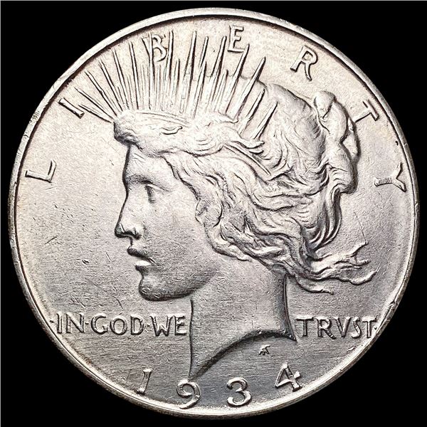 1934-D Silver Peace Dollar CLOSELY UNCIRCULATED