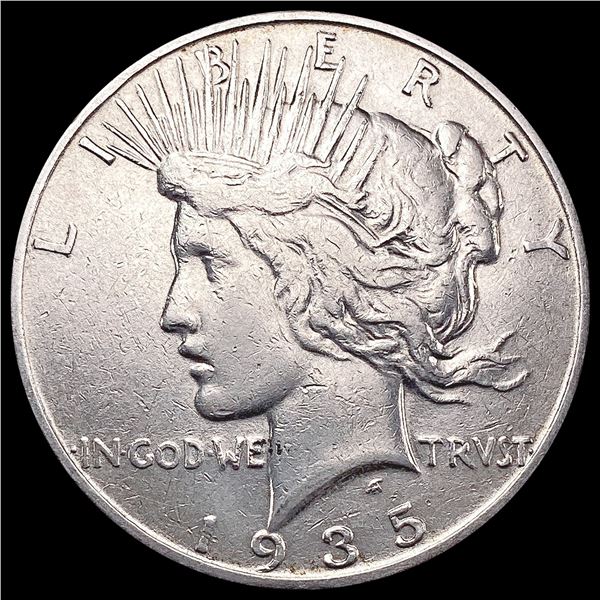 1935-S Silver Peace Dollar CLOSELY UNCIRCULATED