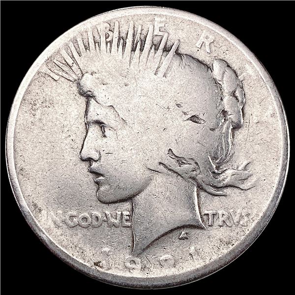 1921 Silver Peace Dollar NICELY CIRCULATED