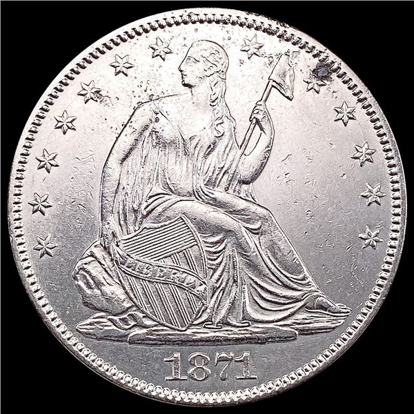 1871 Walking Liberty Half Dollar UNCIRCULATED