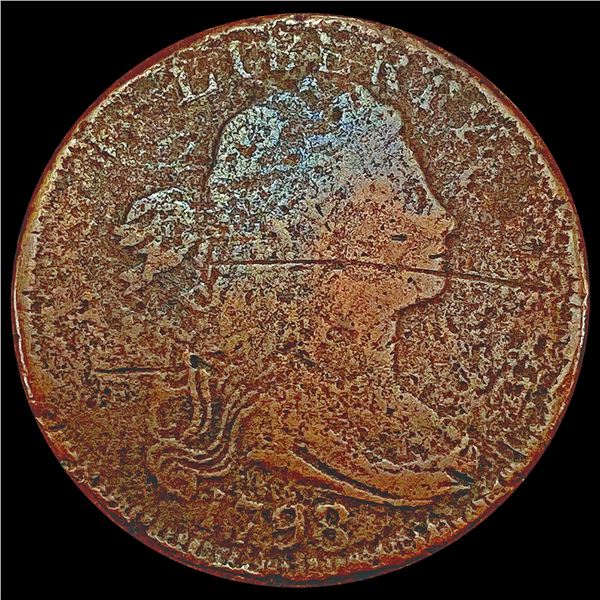 1798/ 7 Draped Bust Large Cent NICELY CIRCULATED