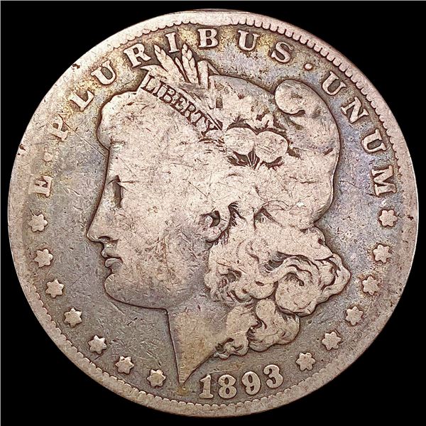 1893-CC Morgan Silver Dollar NICELY CIRCULATED