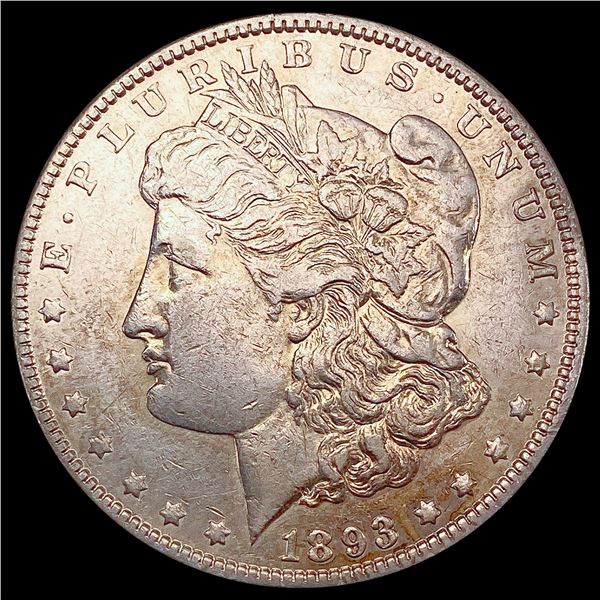 1893 Morgan Silver Dollar CLOSELY UNCIRCULATED