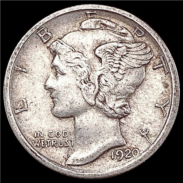 1920-D Mercury Dime NEARLY UNCIRCULATED