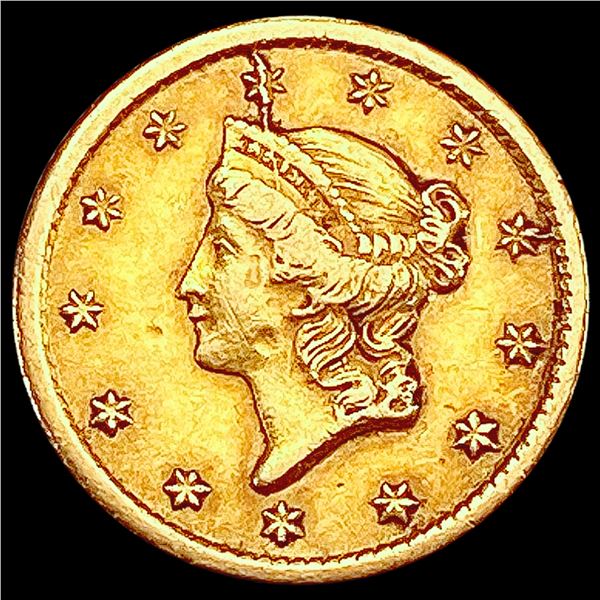 1852-O Rare Gold Dollar NEARLY UNCIRCULATED