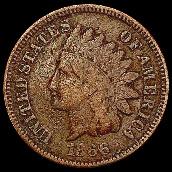 1866 Indian Head Cent LIGHTLY CIRCULATED