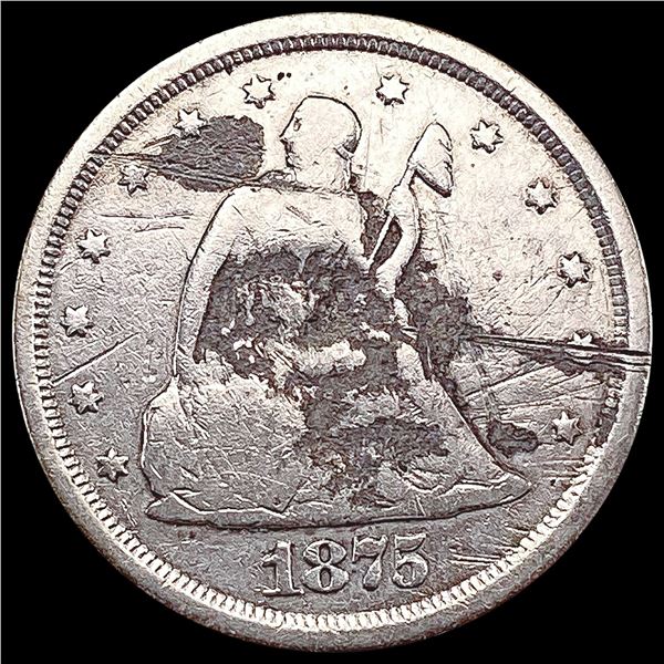 1875-S Twenty Cent Piece NICELY CIRCULATED