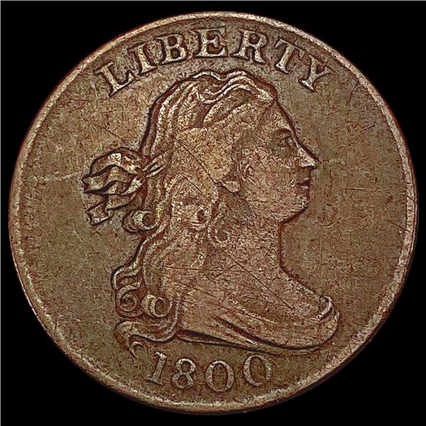 1800 Draped Bust Half Cent LIGHTLY CIRCULATED