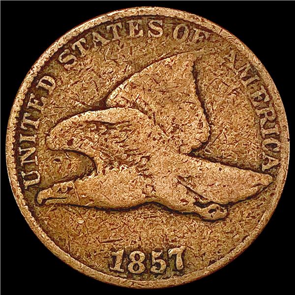 1857 Flying Eagle Cent NICELY CIRCULATED