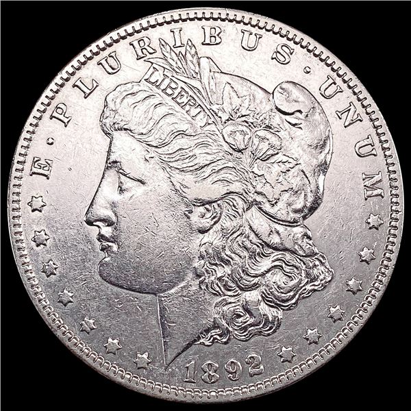 1892-S Morgan Silver Dollar CLOSELY UNCIRCULATED