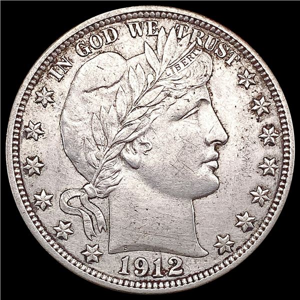 1912-S Barber Half Dollar CHOICE AU