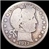 Image 1 : 1913 Barber Half Dollar NICELY CIRCULATED