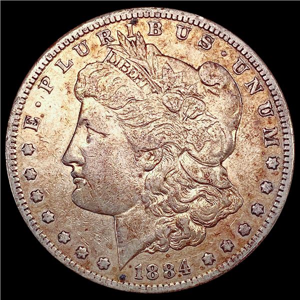 1884-S Morgan Silver Dollar NEARLY UNCIRCULATED