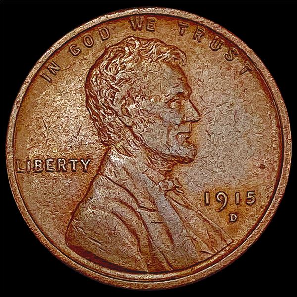 1915-D Wheat Cent CHOICE AU