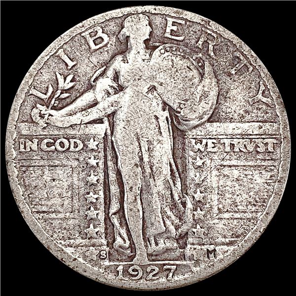 1927-S Standing Liberty Quarter NICELY CIRCULATED