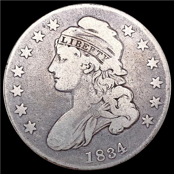 1834 Capped Bust Half Dollar NICELY CIRCULATED