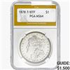 Image 1 : 1878 7/8 TF Morgan Silver Dollar PGA MS64
