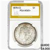Image 1 : 1878-CC Morgan Silver Dollar PGA MS65+