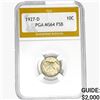 Image 1 : 1927-D Mercury Silver Dime PGA MS64 FSB
