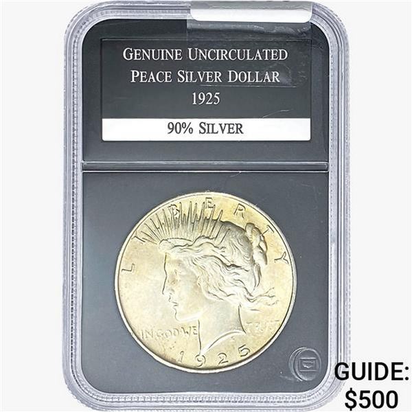 1925 Silver Peace Dollar Genuine UNC
