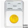Image 1 : 1910 $10 Gold Eagle NNC MS64