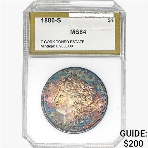 1880-S Morgan Silver Dollar PCI MS64