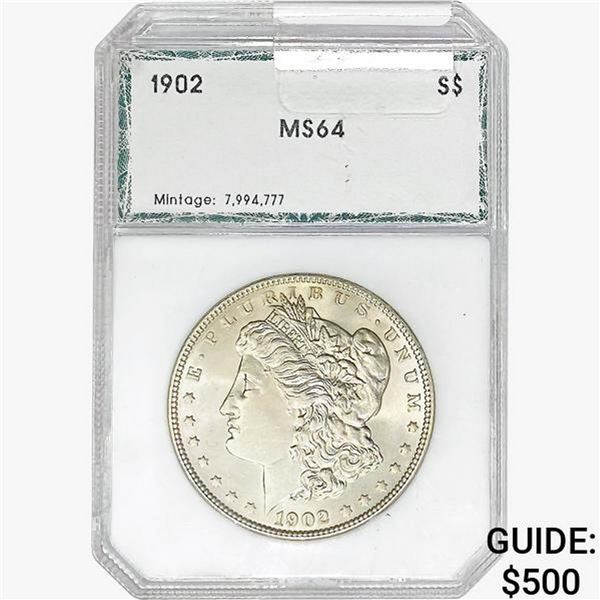 1902 Morgan Silver Dollar PCI MS64