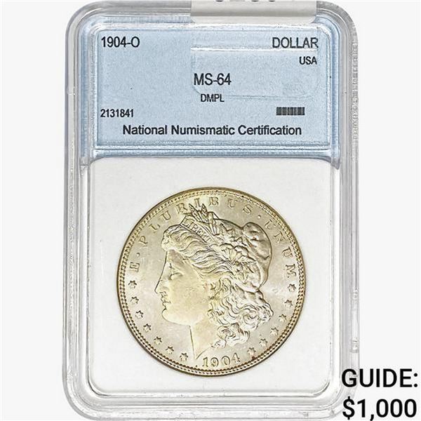 1904-O Morgan Silver Dollar NNC MS64 DMPL