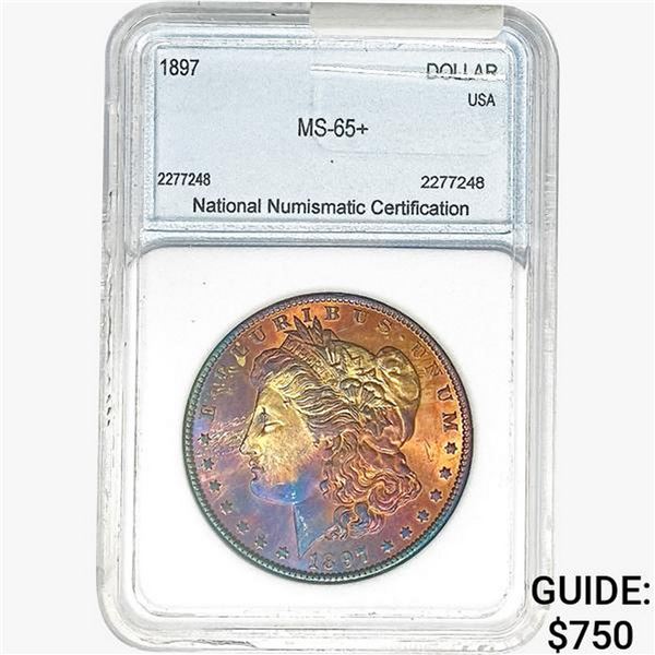1897 Morgan Silver Dollar NNC MS65+