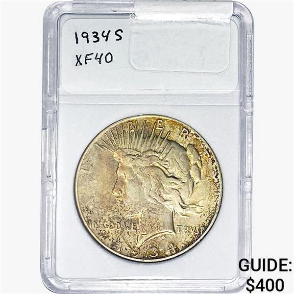 1934-S Silver Peace Dollar   XF40