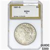 Image 1 : 1881-S Morgan Silver Dollar PCI MS64 PL