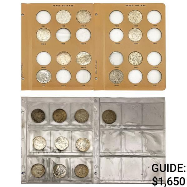 1922-1934 Peace Dollars Album [20 Coins]