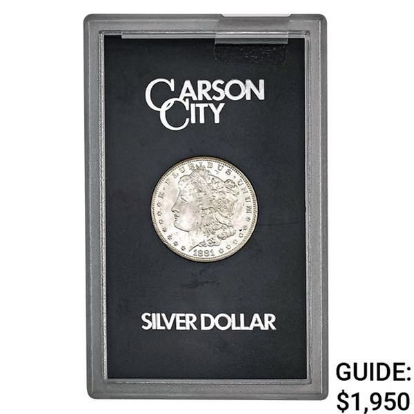 1881-CC Morgan Silver Dollar GSA