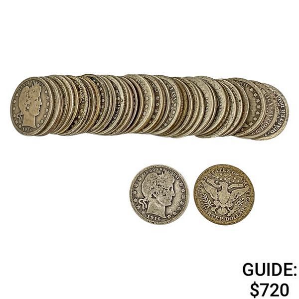 [42]1892-1916 Barber Quarter