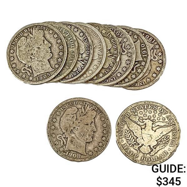 [10]1900-1915 Barber Half Dollar