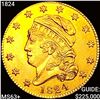 Image 1 : 1824 $5 Gold Half Eagle CHOICE BU+