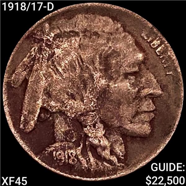 1918/17-D Buffalo Nickel NEARLY UNCIRCULATED