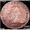 Image 1 : 1799/8 Draped Bust Dollar NEARLY UNCIRCULATED