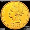 Image 1 : 1847-O $10 Gold Eagle UNCIRCULATED