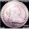 Image 1 : 1797 9x7 Stars Lg Letters Draped Bust Dollar CLOSELY UNCIRCULATED