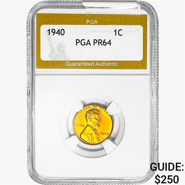 1940 Wheat Cent PGA PR64