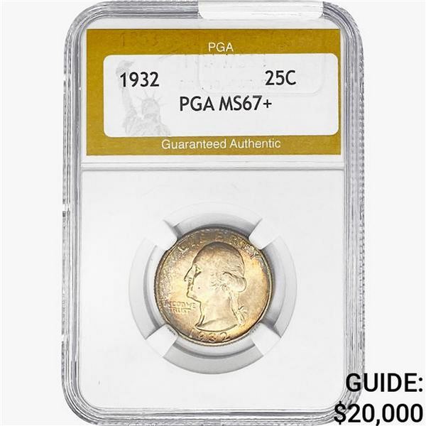 1932 Washington Silver Quarter PGA MS67+