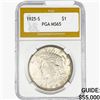1925-S Silver Peace Dollar PGA MS65
