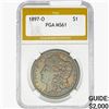 1897-O Morgan Silver Dollar PGA MS61