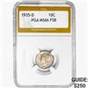 Image 1 : 1935-D Mercury Silver Dime PGA MS66 FSB