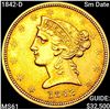 Image 1 : 1842-D Sm Date $5 Gold Half Eagle UNCIRCULATED
