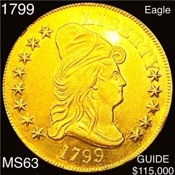 1799 SM STARS $10 Gold Eagle CHOICE BU +